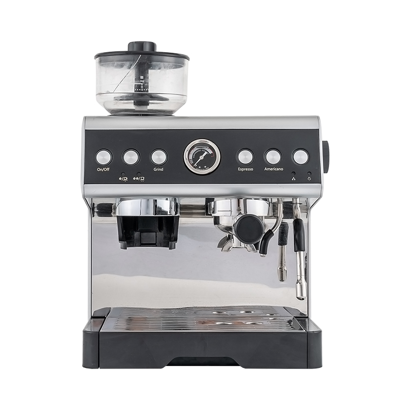 Máquina de café expreso semiautomática GGM-18 con molinillo